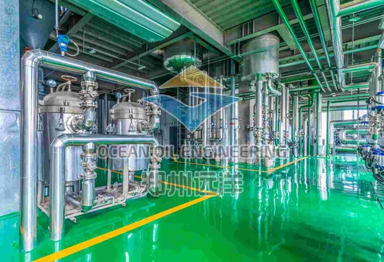 200 - 500TPD Εξοπλισμός διύλισης λαδιού για την παραγωγή πετρελαίου