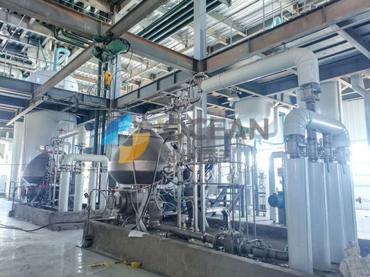 Φυσικός καθαρισμός 200-500TPD εξοπλισμού καθαρισμού λαδιού φοινικέλαιου