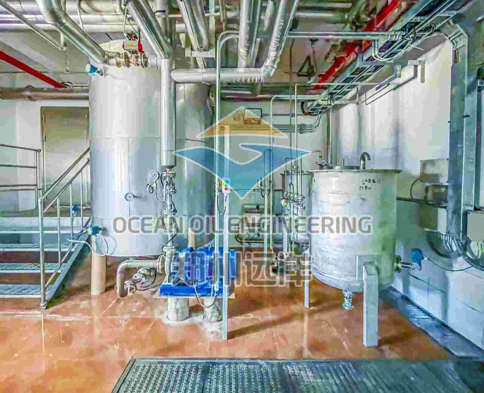 Σύστημα ελέγχου PLC Εξοπλισμός διύλισης ελαιού για την παραγωγή 200-500TPD