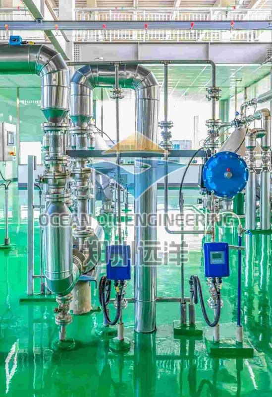 Θερμοκρασία 200C Φαραγματοποιητικό εργοστάσιο API 650 για φοινικέλαιο με πίεση 0,3MPa
